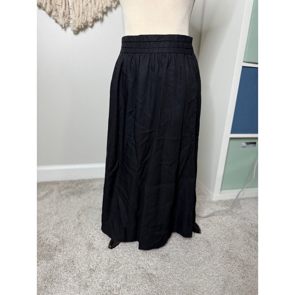 Women's Vintage 90s Whimsigothic Witchcore Witchy Long Black Maxi Skirt M